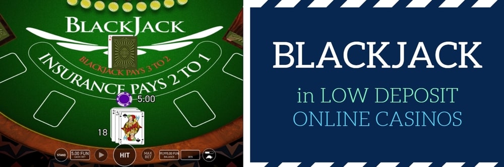 lowest minimum bet blackjack online