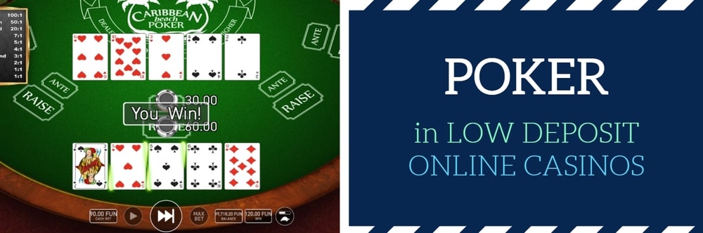 low deposit poker sites