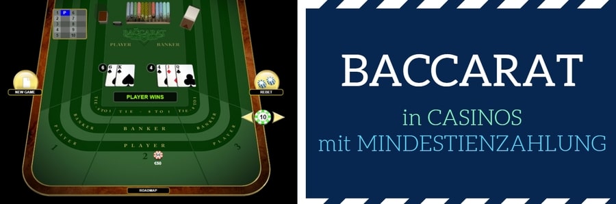 MINDESTIENZAHLUNG baccarat