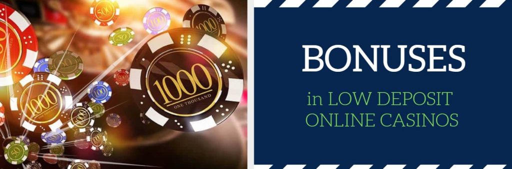 Minimum Deposit Casinos Bonus Types