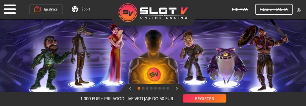 SlotV Casino Slovenscina