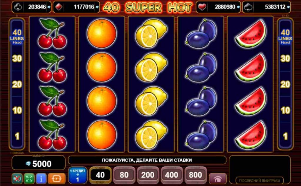 40 Super Hot казино 40